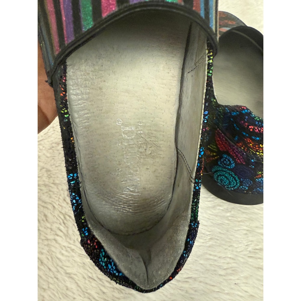 Alegria Glee Stained Glass Size 36 US 6‎ Clogs Slip Resistant - Picture 7 of 11